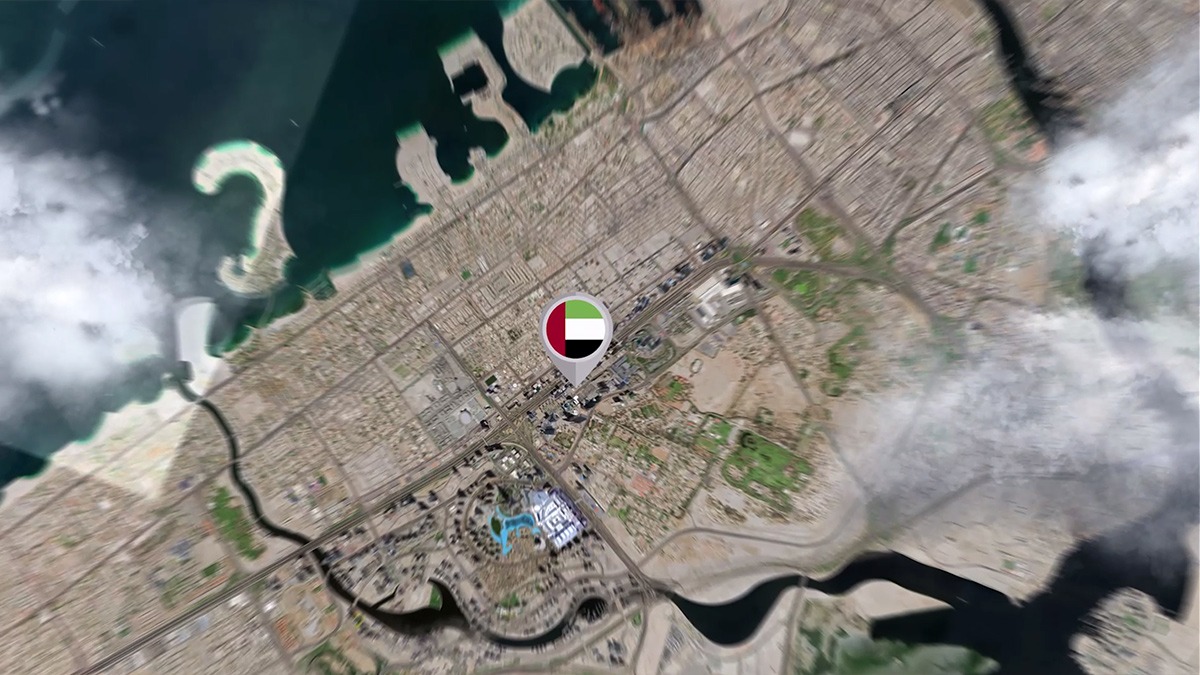 Earth Zoom to Dubai image