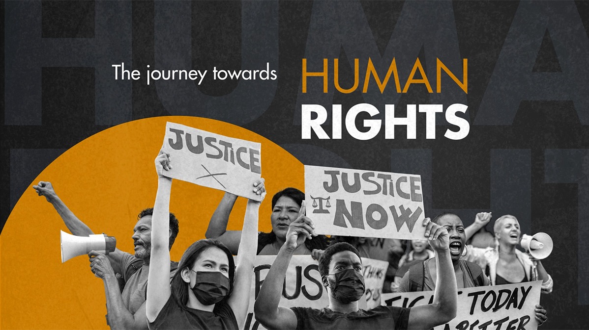 UN Human Rights 75 years of the declaration of independence.